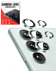 Camera Lens Protector with Metal Ring for Galaxy S24 Ultra (Titanium Green)