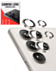 Camera Lens Protector with Metal Ring for Galaxy S24 Ultra (Titanium Gray)