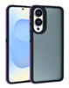 Galaxy S25E Matte Silicone Frame Shockproof Case - PURPLE (Only Ground Shipping)