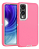 Heavy Duty Case for Galaxy S25E (LIGHT PINK & WHITE) (Only Ground Shipping)