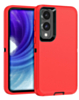 Heavy Duty Case for Galaxy S25E (RED & BLACK) (Only Ground Shipping)