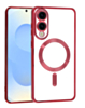 Galaxy S25E Shiny Wireless Charging Clear Case - RED (Only Ground Shipping)