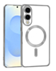 Galaxy S25E Shiny Wireless Charging Clear Case - SILVER (Only Ground Shipping)