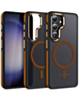 Slim Non-Slip Translucent Matte Wireless Charging Case - ORANGE for Galaxy S25 Plus (Only Ground Shipping)