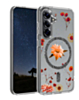 Galaxy S26 Floral Magnetic Case - BLACK (Only Ground Shipping)