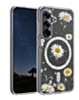 Galaxy S26 Floral Magnetic Case - SILVER (Only Ground Shipping)