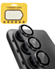 Metal Camera Lens Protector with Tempered Glass for Galaxy S26 (Black)