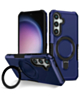Hard PC Shockproof Case w /Ring Holder (BLUE) for Galaxy S26 (Only Ground Shipping)