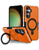 Hard PC Shockproof Case w /Ring Holder (ORANGE) for Galaxy S26 (Only Ground Shipping)