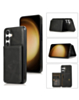 Galaxy S26 Leather Pocket Wallet Case - BLACK (Only Ground Shipping)