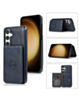 Galaxy S26 Leather Pocket Wallet Case - BLUE (Only Ground Shipping)
