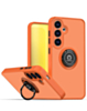 Hard PC Rear Colorful Border Case with Ring Holder - ORANGE for Galaxy S26 (Only Ground Shipping)