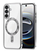 Galaxy S26 Shiny Wireless Charging Clear Case - SILVER (Only Ground Shipping)