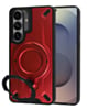 Galaxy S26 Rugged Magnetic Armor Case - RED (Only Ground Shipping)