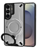 Galaxy S26 Rugged Magnetic Armor Case - SILVER (Only Ground Shipping)