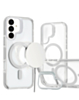 Thin Magnetic Clear Case with Camera Stand Kickstand - CLEAR for Galaxy S26 (Only Ground Shipping)