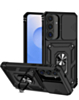 Dual Layers Hybrid Case with Metal Ring And Camera Protector for Galaxy S26FE (BLACK) (Only Ground Shipping)