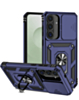 Dual Layers Hybrid Case with Metal Ring And Camera Protector for Galaxy S26FE (BLUE) (Only Ground Shipping)
