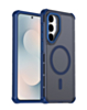 Dual Layer Electroplated Border Wireless Charging Case for Galaxy S26FE (BLUE) (Only Ground Shipping)