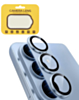Metal Camera Lens Protector with Tempered Glass for Galaxy S26 Plus (Sky Blue)