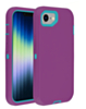 Heavy Duty Case for iPhone 16e / 17e (PURPLE & TEAL) (Only Ground Shipping)