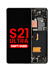 OLED Assembly with Frame for Galaxy S21 Ultra (G998) (Phantom Black) (Aftermarket Plus Soft)