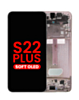 Order the OLED Assembly with Frame for the Galaxy S22 Plus S906 in Pink Gold, aftermarket OLED.
