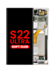 OLED Assembly with Frame for Galaxy S22 Ultra (S908) (Phantom White) (Aftermarket Plus Soft)