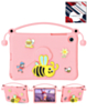 Kids Shockproof Tablet Case with Bee Handle Stand (PINK) for Galaxy Tab A9 Plus / Tab A11 Plus (Only Ground Shipping)
