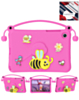 Kids Shockproof Tablet Case with Bee Handle Stand (HOT PINK) for Galaxy Tab A9 Plus / Tab A11 Plus (Only Ground Shipping)