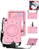 HaloRing 360 Tablet Case with Shoulder Strap (PINK) for Galaxy Tab A9 Plus 2023 (11") (X210, X216, X218) (Only Ground Shipping)