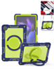 Multi-Functional Rugged Swivel Stand Case with Shoulder Strap (NAVY BLUE) for Galaxy Tab A9 Plus / Tab A11 Plus (Only Ground Shipping)