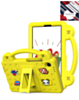EVA Shockproof Handle Case for Galaxy Tab A9 Plus 2023 (11") / Tab A11 Plus 2025 (11") - YELLOW (Only Ground Shipping)