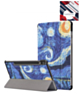 Old Style Notebook Design Case - Starry Night for Galaxy Tab S10 Ultra / S9 Ultra / S8 Ultra (14.6") (Only Ground Shipping)