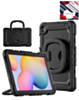 Silicone Cas with 360 Folding Handle Grip for Galaxy Tab S6 lite 10.4" - BLACK (Only Ground Shipping)