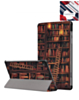 Old Style Notebook Design Case for Galaxy Tab S6 lite 10.4" - LIBRARY (Only Ground Shipping)
