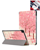 Old Style Notebook Design Case for Galaxy Tab S6 lite 10.4" - CHERRY BLOSSOMS (Only Ground Shipping)