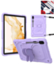 Protective Butterfly Stand Design Case - PURPLE for Galaxy Tab S9 / Tab S9 FE / Tab S10 FE / Tab S10 Lite (Only Ground Shipping)