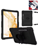 Protective Butterfly Stand Design Case - BLACK for Galaxy Tab S9 / Tab S9 FE / Tab S10 FE / Tab S10 Lite (Only Ground Shipping)