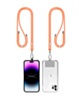 Mobile Phone Straps with Card Holder (2ft) - ORANGE (Only Ground Shipping)