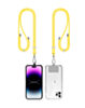 Mobile Phone Straps with Card Holder (2ft) - YELLOW (Only Ground Shipping)