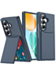 Protective Case with Built-In Card Holder (BLUE) for Galaxy Z Fold 8 Ultra / Fold 7 (Only Ground Shipping)