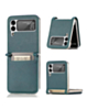 Galaxy Z Flip 3 Genuine Leather Case - GREEN (Only Ground Shipping)