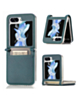 Galaxy Z Flip 5 Genuine Leather Case - GREEN (Only Ground Shipping)