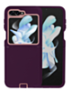 Heavy Duty Case for Galaxy Z Flip 6 / Z Flip 7 FE (MAROON & PINK) (Only Ground Shipping)