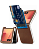 Galaxy Z Flip 7 Genuine Leather Case - BROWN (Only Ground Shipping)