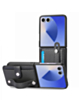Wallet Case with Credit Card Holder Slot & Wristband - BLACK for Galaxy Z Flip 7 (Only Ground Shipping)