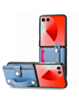 Wallet Case with Credit Card Holder Slot & Wristband - BLUE for Galaxy Z Flip 7 (Only Ground Shipping)
