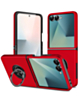 Dual Layer Case with Magnetic Ring (RED) for Galaxy Z Flip 8 (Only Ground Shipping)