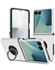 Dual Layer Case with Magnetic Ring (SILVER) for Galaxy Z Flip 8 (Only Ground Shipping)